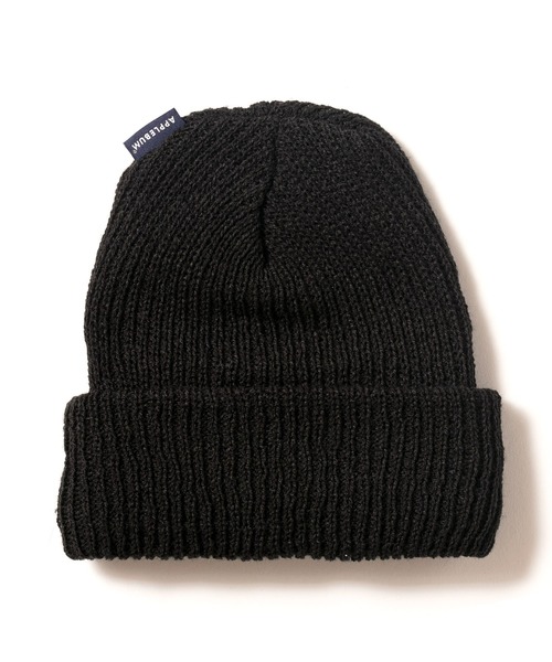APPLEBUM(アップルバム)の「Pis Knit Cap(ニットキャップ/ビーニー・メンズ・ブラック/ネイビー/オリーブ・FREE)」の5枚目の写真