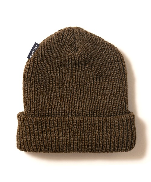 APPLEBUM(アップルバム)の「Pis Knit Cap(ニットキャップ/ビーニー・メンズ・ブラック/ネイビー/オリーブ・FREE)」の8枚目の写真