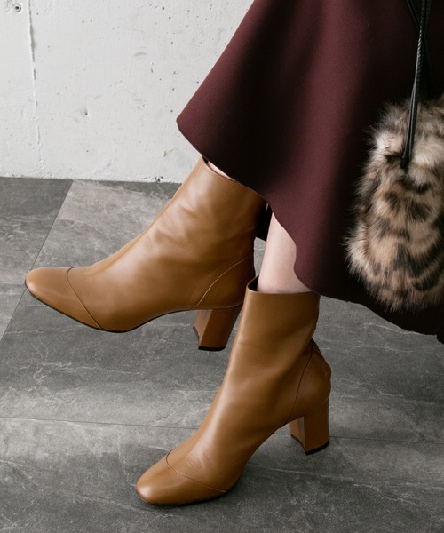 URBAN RESEARCH ROSSO（アーバンリサーチロッソ）の「ombre　ミドルブーツ∴（ブーツ・レディース・ブラック/マスタード/キャメル・36.5/37.5/35.5）」の3枚目の写真