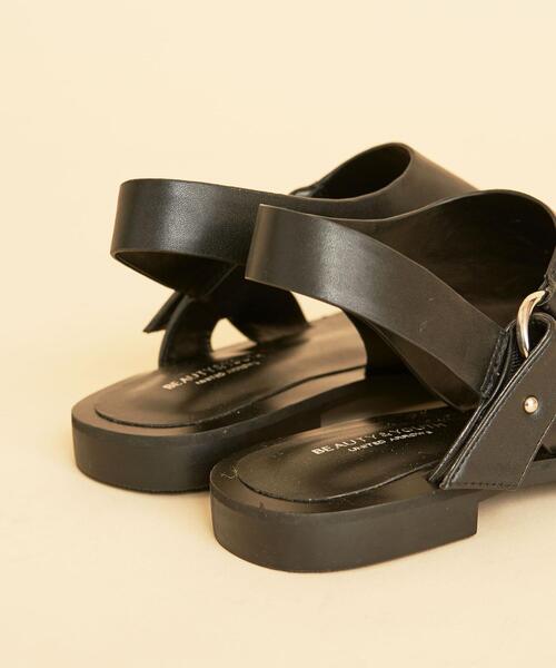 BEAUTY&YOUTH UNITED ARROWS（ビューティーアンドユースユナイテッドアローズ）の「BY サイドオープンバックストラップサンダル о（サンダル・レディース・ホワイト/ブラック/ダークブラウン/その他1・35h/36/36h/37/37h/38）」の19枚目の写真
