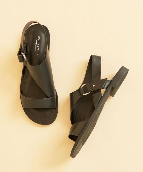 BEAUTY&YOUTH UNITED ARROWS（ビューティーアンドユースユナイテッドアローズ）の「BY サイドオープンバックストラップサンダル о（サンダル・レディース・ホワイト/ブラック/ダークブラウン/その他1・35h/36/36h/37/37h/38）」の18枚目の写真