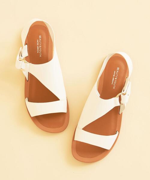 BEAUTY&YOUTH UNITED ARROWS（ビューティーアンドユースユナイテッドアローズ）の「BY サイドオープンバックストラップサンダル о（サンダル・レディース・ホワイト/ブラック/ダークブラウン/その他1・35h/36/36h/37/37h/38）」の14枚目の写真