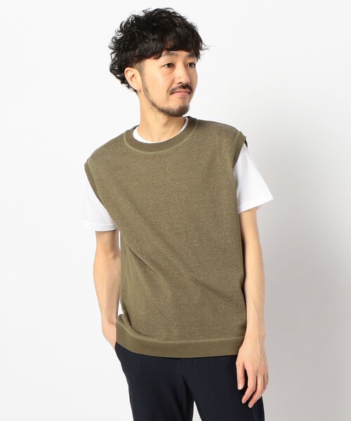 セール インナーｔシャツ付き レイヤードニットベスト ニット セーター Gloster グロスター のファッション通販 Zozotown
