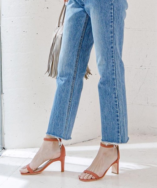 KOBE LETTUCE（コウベレタス）の「スリムヒールサンダル（サンダル・レディース・ホワイト/ブラック/カーキ/シルバー/その他/ピンク系その他・LL/S/M/L）」の5枚目の写真