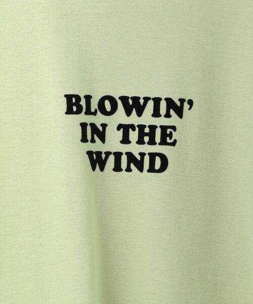 6(ロク)の「<6(ROKU)>BLOWIN IN THE WIND LOGO T-SHIRT/Tシャツ(Tシャツ/カットソー・レディース・ナチュラル/オリーブ/ダークブラウン・SMALL/MEDIUM)」の6枚目の写真