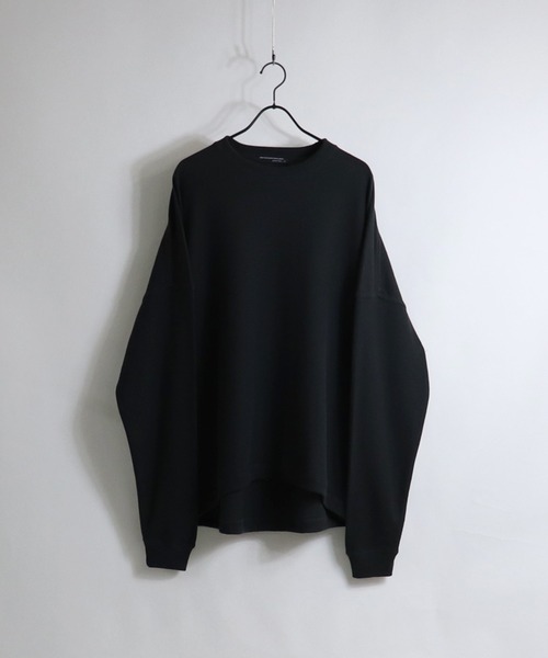 Confirm（コンファーム）の「Confirm / コンファーム モンスタービッグシルエットワッフルロンT（Tシャツ/カットソー・メンズ・ホワイト/ブラック/ベージュ/オレンジ・FREE）」の13枚目の写真
