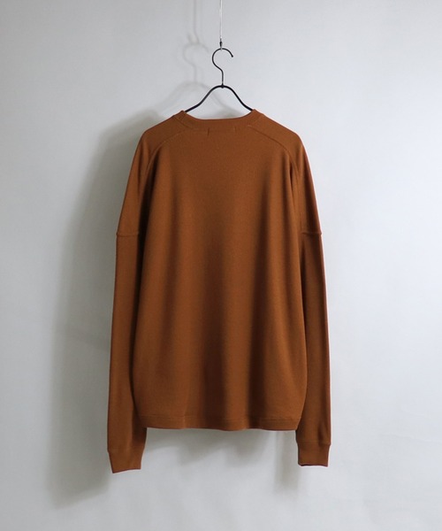 Confirm（コンファーム）の「Confirm / コンファーム モンスタービッグシルエットワッフルロンT（Tシャツ/カットソー・メンズ・ホワイト/ブラック/ベージュ/オレンジ・FREE）」の11枚目の写真