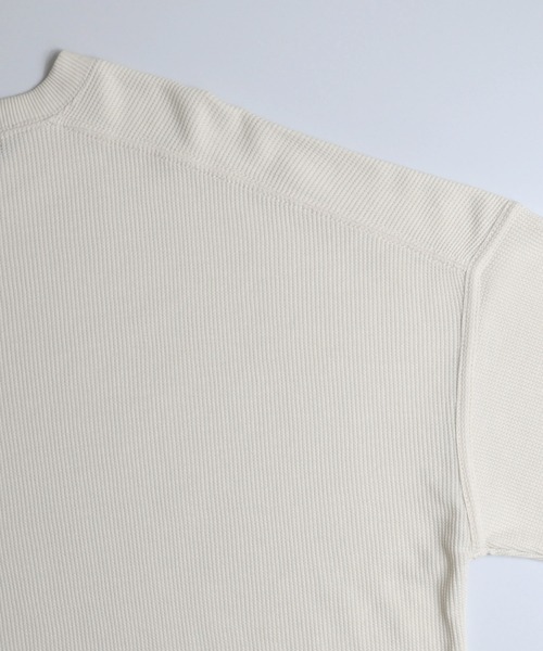 Confirm（コンファーム）の「Confirm / コンファーム モンスタービッグシルエットワッフルロンT（Tシャツ/カットソー・メンズ・ホワイト/ブラック/ベージュ/オレンジ・FREE）」の19枚目の写真