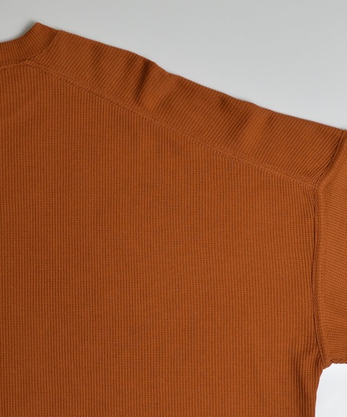 Confirm（コンファーム）の「Confirm / コンファーム モンスタービッグシルエットワッフルロンT（Tシャツ/カットソー・メンズ・ホワイト/ブラック/ベージュ/オレンジ・FREE）」の22枚目の写真