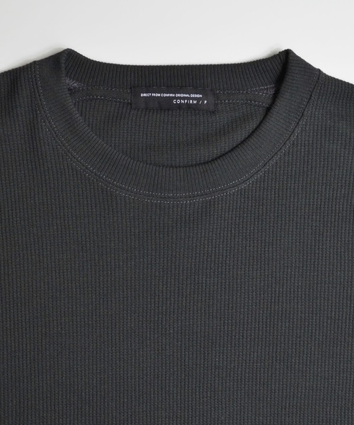 Confirm（コンファーム）の「Confirm / コンファーム モンスタービッグシルエットワッフルロンT（Tシャツ/カットソー・メンズ・ホワイト/ブラック/ベージュ/オレンジ・FREE）」の21枚目の写真