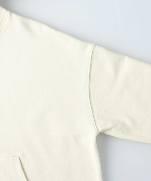 Lee（リー）の「【Lee】ワイドスリットパーカー（パーカー・レディース・ホワイト/ベージュ/ブルー・M/L）」の8枚目の写真