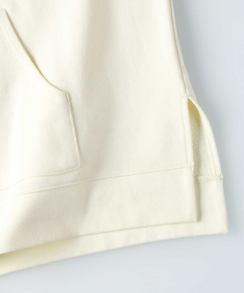 Lee（リー）の「【Lee】ワイドスリットパーカー（パーカー・レディース・ホワイト/ベージュ/ブルー・M/L）」の9枚目の写真