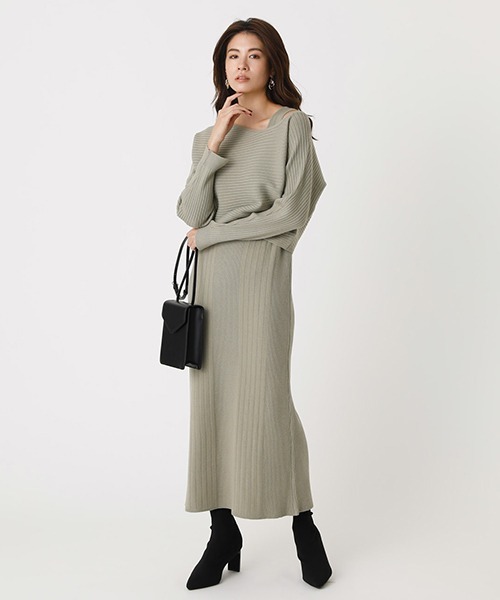 ブランド古着 ニットワンピース ワンピース Azul By Moussy アズールバイマウジー のファッション通販 Zozoused
