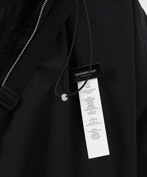 MASONPRINCE（メイソンプリンス）の「【MASONPRINCE】Reversible Boa Hooded Military Blouson WT0239（ミリタリージャケット・メンズ・ブラック・L/S/M）」の7枚目の写真