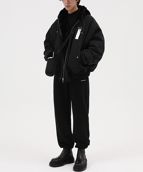 MASONPRINCE（メイソンプリンス）の「【MASONPRINCE】Reversible Boa Hooded Military Blouson WT0239（ミリタリージャケット・メンズ・ブラック・L/S/M）」の11枚目の写真