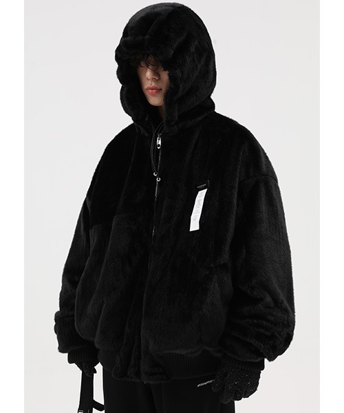 MASONPRINCE（メイソンプリンス）の「【MASONPRINCE】Reversible Boa Hooded Military Blouson WT0239（ミリタリージャケット・メンズ・ブラック・L/S/M）」の14枚目の写真