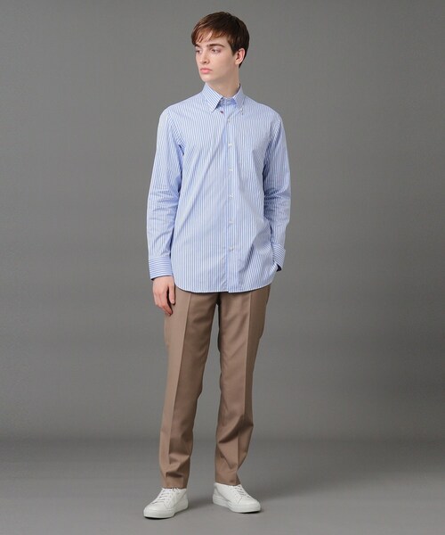 DRESSTERIOR(ドレステリア)の「BDストライプシャツ(ビジネスシャツ・メンズ・ブルー系2・40/38/39/41/37)」の4枚目の写真