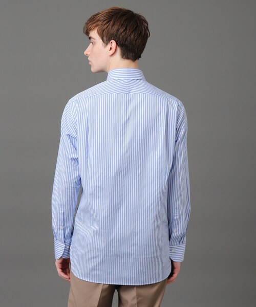 DRESSTERIOR(ドレステリア)の「BDストライプシャツ(ビジネスシャツ・メンズ・ブルー系2・40/38/39/41/37)」の9枚目の写真