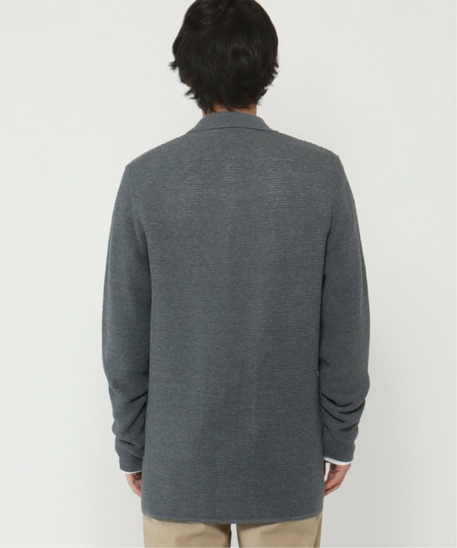 IKKA LOUNGE（イッカラウンジ）の「ニットジャケット（テーラードジャケット・メンズ・チャコールグレー/ブラック・S/L/XL/M）」の5枚目の写真