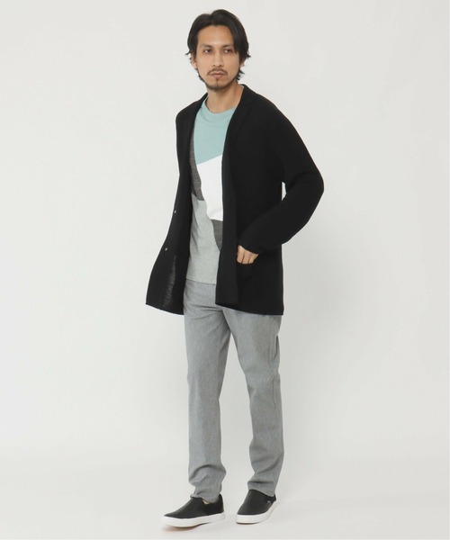 IKKA LOUNGE（イッカラウンジ）の「ニットジャケット（テーラードジャケット・メンズ・チャコールグレー/ブラック・S/L/XL/M）」の15枚目の写真