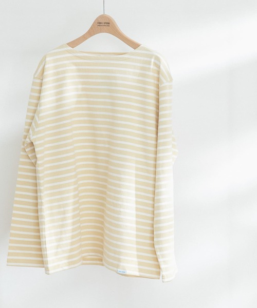 FORK&SPOON（フォークアンドスプーン）の「FORK&SPOON　ボートネックボーダー（Tシャツ/カットソー・メンズ・レッド系その他/オフホワイト/グリーン系その他/ブラック系その他/イエロー系その他/ブルー系その他・3/4/5）」の5枚目の写真