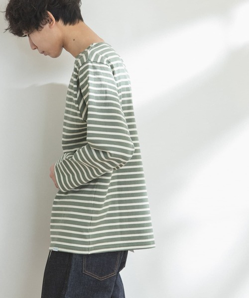 FORK&SPOON（フォークアンドスプーン）の「FORK&SPOON　ボートネックボーダー（Tシャツ/カットソー・メンズ・レッド系その他/オフホワイト/グリーン系その他/ブラック系その他/イエロー系その他/ブルー系その他・3/4/5）」の13枚目の写真