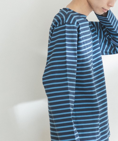 FORK&SPOON（フォークアンドスプーン）の「FORK&SPOON　ボートネックボーダー（Tシャツ/カットソー・メンズ・レッド系その他/オフホワイト/グリーン系その他/ブラック系その他/イエロー系その他/ブルー系その他・3/4/5）」の16枚目の写真