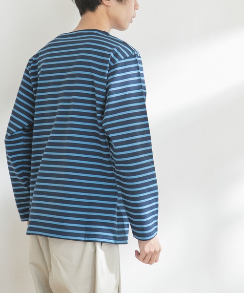 FORK&SPOON（フォークアンドスプーン）の「FORK&SPOON　ボートネックボーダー（Tシャツ/カットソー・メンズ・レッド系その他/オフホワイト/グリーン系その他/ブラック系その他/イエロー系その他/ブルー系その他・3/4/5）」の18枚目の写真