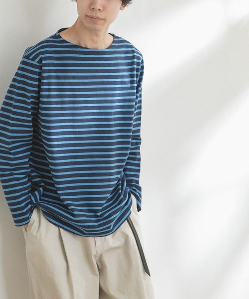 FORK&SPOON（フォークアンドスプーン）の「FORK&SPOON　ボートネックボーダー（Tシャツ/カットソー・メンズ・レッド系その他/オフホワイト/グリーン系その他/ブラック系その他/イエロー系その他/ブルー系その他・3/4/5）」の19枚目の写真