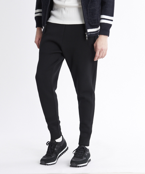 5351 POUR LES HOMMES(ゴーサンゴーイチプールオム)の「ダブルフェイス ニット パンツ(スウェットパンツ・メンズ・ライトグレー/ブラック・44/46/50/48)」の2枚目の写真