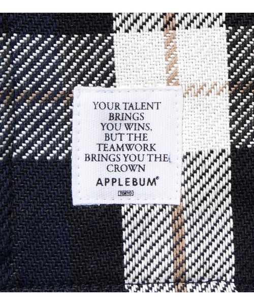 APPLEBUM（アップルバム）の「Indigo Check Nel Shirt（シャツ/ブラウス・メンズ・ネイビー/ブルー系その他・MEDIUM/LARGE/X-LARGE/XX-LARGE）」の6枚目の写真