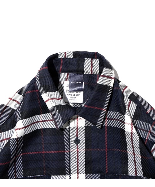 APPLEBUM（アップルバム）の「Indigo Check Nel Shirt（シャツ/ブラウス・メンズ・ネイビー/ブルー系その他・MEDIUM/LARGE/X-LARGE/XX-LARGE）」の10枚目の写真