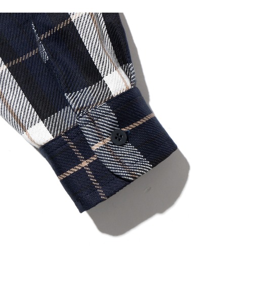 APPLEBUM（アップルバム）の「Indigo Check Nel Shirt（シャツ/ブラウス・メンズ・ネイビー/ブルー系その他・MEDIUM/LARGE/X-LARGE/XX-LARGE）」の7枚目の写真