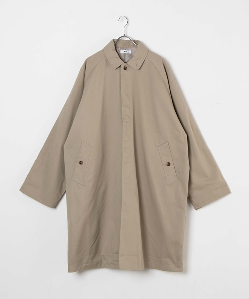 WEGO（ウィゴー）の「WEGO/ツイルステンカラーコート（ステンカラーコート・メンズ・ベージュ系その他/ライトベージュ・MEDIUM/LARGE）」の7枚目の写真