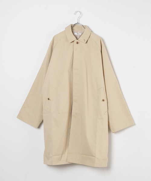 WEGO（ウィゴー）の「WEGO/ツイルステンカラーコート（ステンカラーコート・メンズ・ベージュ系その他/ライトベージュ・MEDIUM/LARGE）」の3枚目の写真