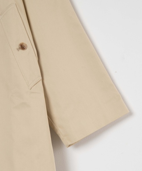 WEGO（ウィゴー）の「WEGO/ツイルステンカラーコート（ステンカラーコート・メンズ・ベージュ系その他/ライトベージュ・MEDIUM/LARGE）」の8枚目の写真