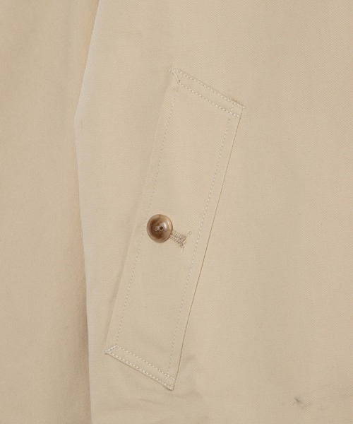 WEGO（ウィゴー）の「WEGO/ツイルステンカラーコート（ステンカラーコート・メンズ・ベージュ系その他/ライトベージュ・MEDIUM/LARGE）」の4枚目の写真