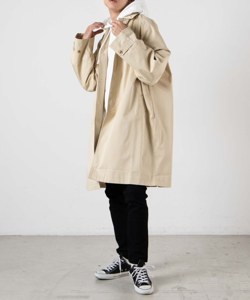 WEGO（ウィゴー）の「WEGO/ツイルステンカラーコート（ステンカラーコート・メンズ・ベージュ系その他/ライトベージュ・MEDIUM/LARGE）」の19枚目の写真