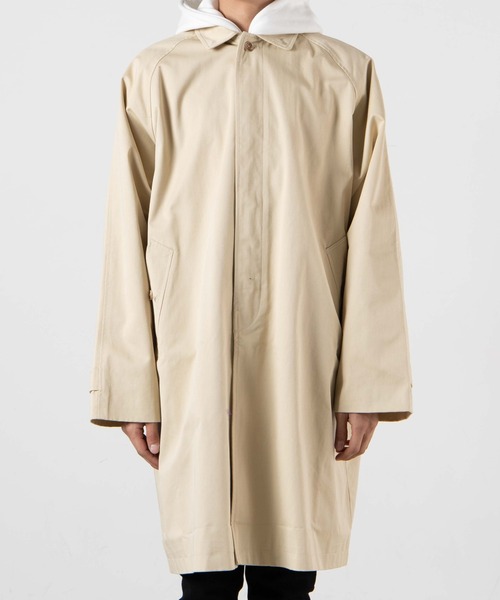WEGO（ウィゴー）の「WEGO/ツイルステンカラーコート（ステンカラーコート・メンズ・ベージュ系その他/ライトベージュ・MEDIUM/LARGE）」の22枚目の写真