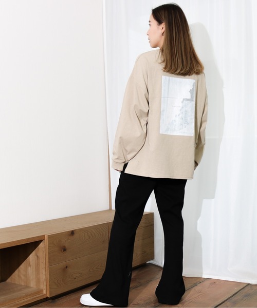 Per sist ence(パーシエンス)の「Per sist ence/パーシエンス フロントメロウフレアパンツ(その他パンツ・レディース・ミント/ベージュ/ブラック・FREE)」の21枚目の写真