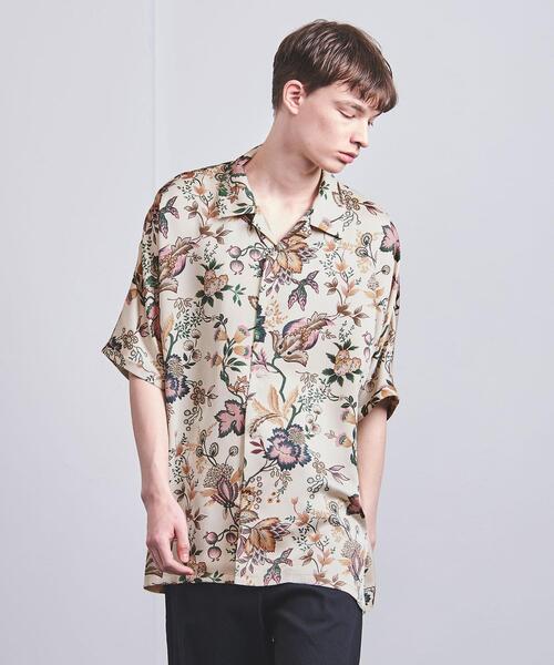 VALET/バレット（バレット）の「＜VALET（バレット）＞ オープンカラー プリントシャツ（シャツ/ブラウス・メンズ・ベージュ・MEDIUM/LARGE）」の6枚目の写真