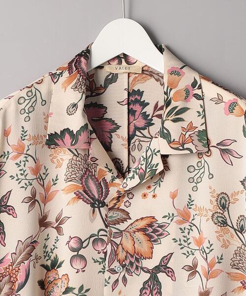 VALET/バレット（バレット）の「＜VALET（バレット）＞ オープンカラー プリントシャツ（シャツ/ブラウス・メンズ・ベージュ・MEDIUM/LARGE）」の8枚目の写真
