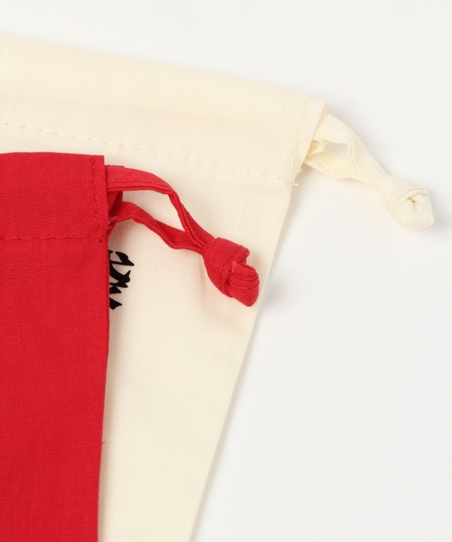 niko and...（ニコアンド）の「【ニューレトロ】巾着袋(小)（ポーチ・レディース・ホワイト/レッド/グリーン・0）」の10枚目の写真