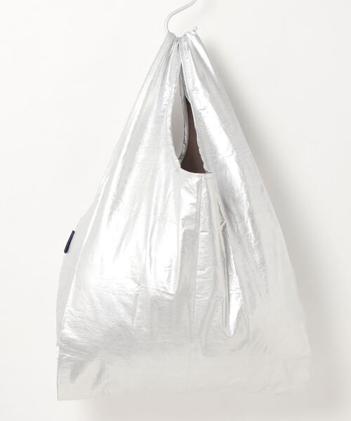 BAGGU(バグー)の「BAGGU/バグゥ メタリックスタンダード(エコバッグ/サブバッグ・レディース・シルバー/ゴールド・FREE)」の6枚目の写真