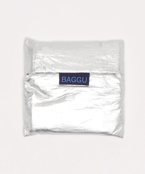 BAGGU(バグー)の「BAGGU/バグゥ メタリックスタンダード(エコバッグ/サブバッグ・レディース・シルバー/ゴールド・FREE)」の5枚目の写真