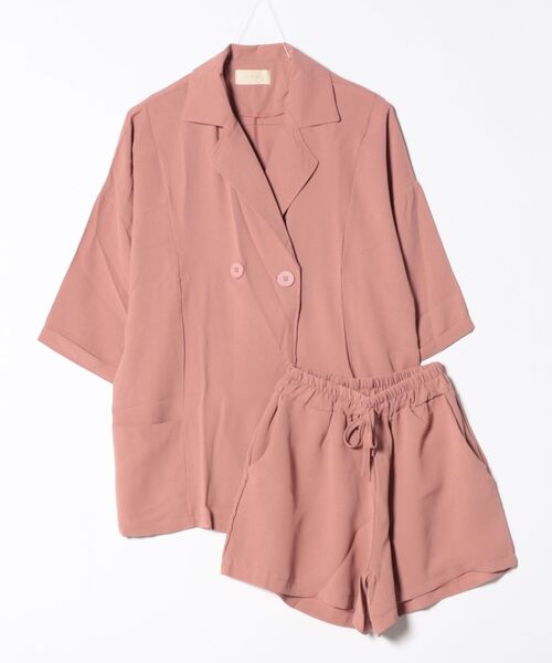 セール】ショートジャケット3点セットアップ（セットアップ