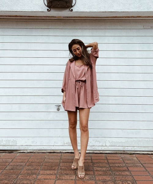 esutoreja（エストレジャ）の「ショートジャケット3点セットアップ（セットアップ・レディース・ブラック/ピンク/ブルー・FREE）」の12枚目の写真