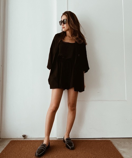 esutoreja（エストレジャ）の「ショートジャケット3点セットアップ（セットアップ・レディース・ブラック/ピンク/ブルー・FREE）」の13枚目の写真