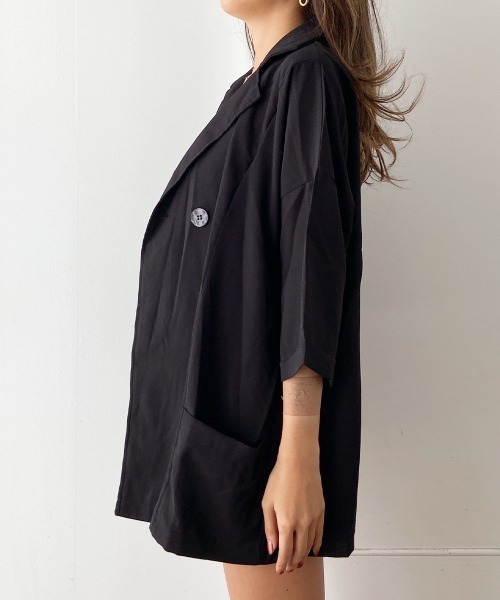 esutoreja（エストレジャ）の「ショートジャケット3点セットアップ（セットアップ・レディース・ブラック/ピンク/ブルー・FREE）」の19枚目の写真