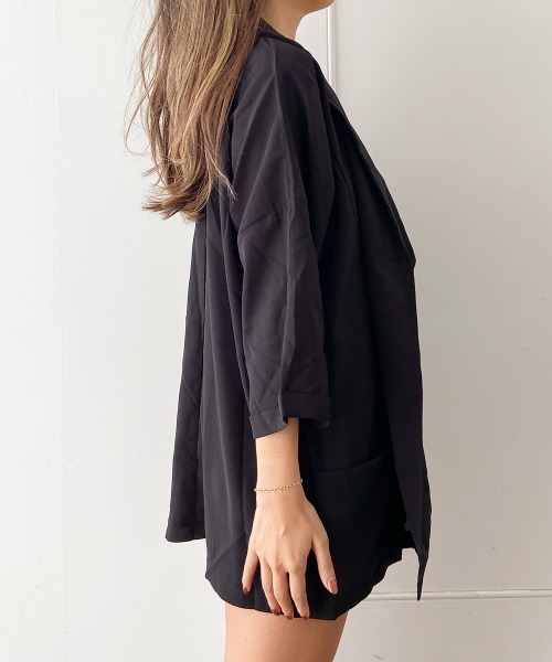 esutoreja（エストレジャ）の「ショートジャケット3点セットアップ（セットアップ・レディース・ブラック/ピンク/ブルー・FREE）」の20枚目の写真